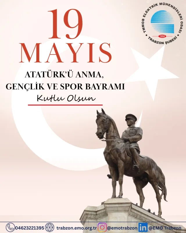 19 MAYIS ATATÜRK’Ü ANMA, GENÇLİK VE SPOR BAYRAMI