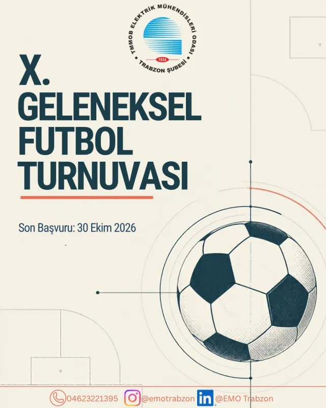X. GELENEKSEL FUTBOL TURNUVASI BAŞVURULARI BAŞLADI