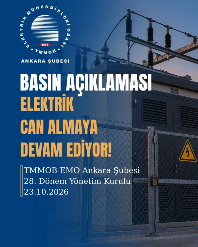 BASIN AÇIKLAMASI: ELEKTRİK CAN ALMAYA DEVAM EDİYOR