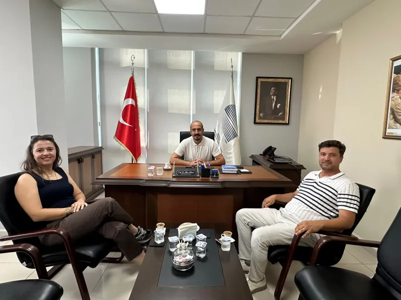 EMO Mersin Şube üyelerimiz Kübra Arslan ve Selim Arslan Ziyareti