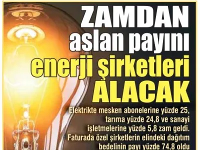 ZAMDAN ASLAN PAYINI ENERJİ ŞİRKETLERİ ALACAK (AYDINLIK, 05.04.2026)