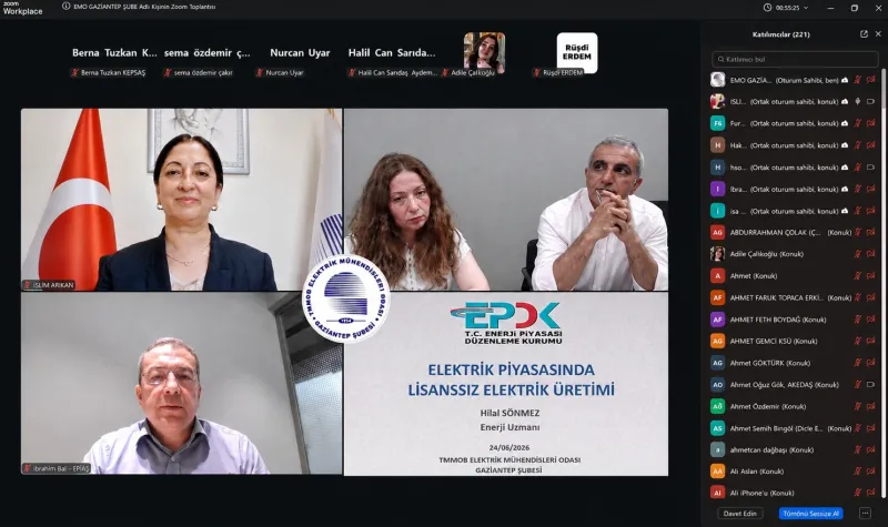 LİSANSSIZ ELEKTRİK ÜRETİM YÖNETMELİĞİ VE MAHSUPLAŞMA SÜREÇLERİ TOPLANTISI YOĞUN KATILIM VE İLGİ İLE TAMAMLANDI