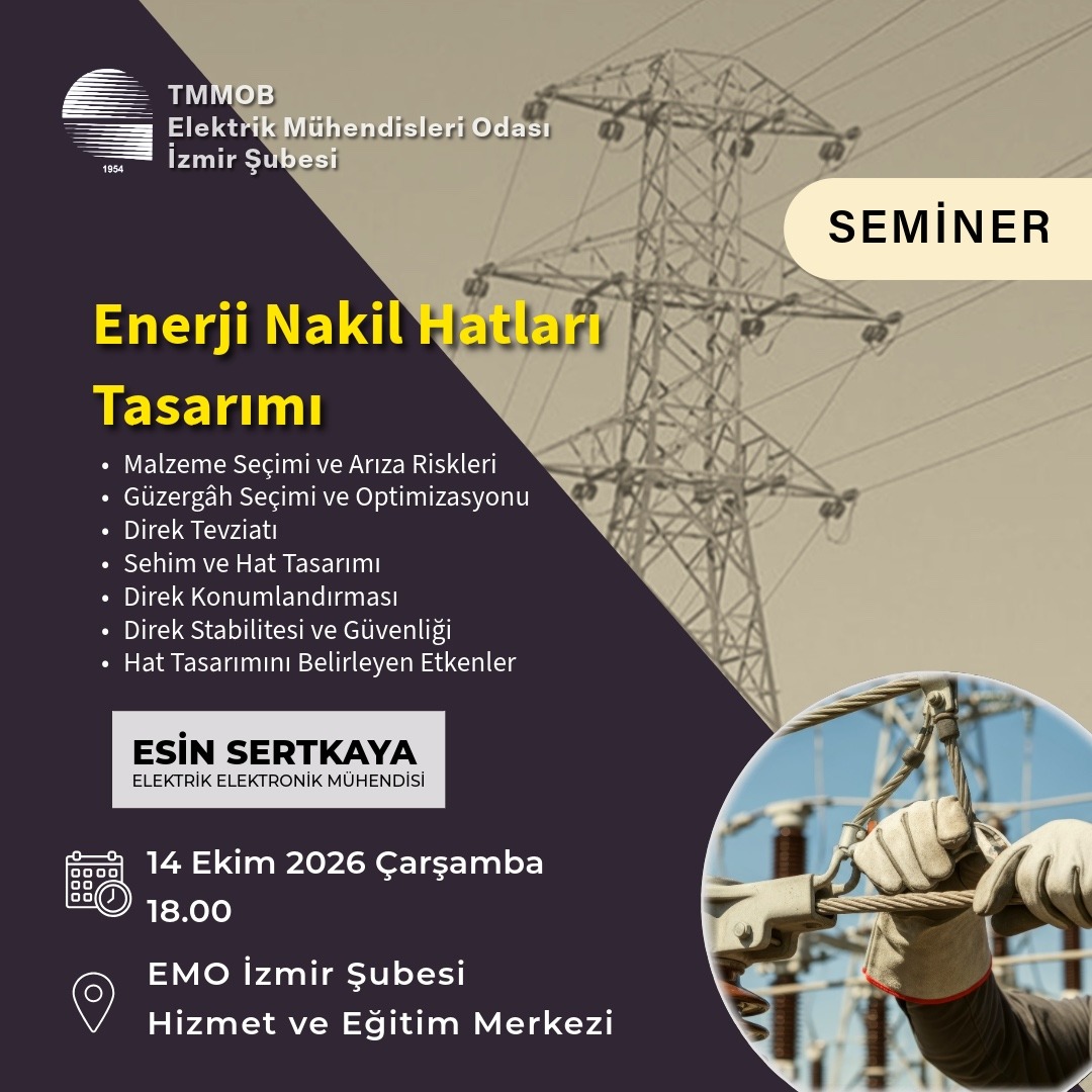 SEMİNER: ENERJİ NAKİL HATLARI TASARIMI
