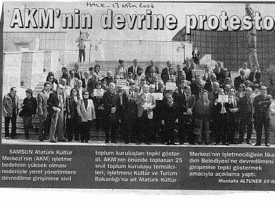AKM NİN İLKADIM BELEDİYESİNE DEVREDİLMESİ ÇALIŞMALARININ DURURULMASI İSTENDİ