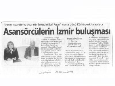 ASANSÖRCÜLERİN İZMİR BULUŞMASI-12.04.06 YENİGÜN