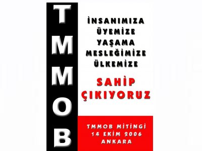TMMOB ANKARA İKK’DAN '14 EKİM TMMOB MİTİNGİ' ÇAĞRISI