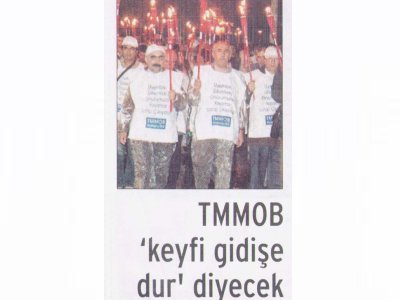 AKP’YE MEŞALELİ UYARI (BİRGÜN 14 EKİM 2006)