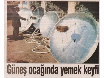 GÜNEŞ OCAĞINDA YEMEK KEYFİ (DOKUZ SÜTUN GAZETESİ, 29.11.2006)