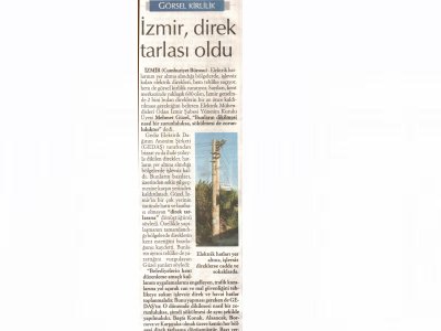 İZMİR DİREK TARLASI OLDU-CUMHURİYET EGE