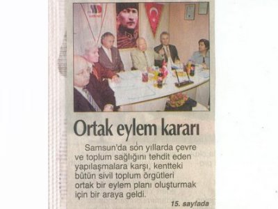 ORTAK EYLEM KARARI
