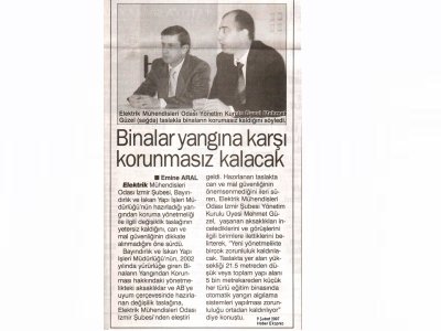 BİNALAR YANGINA KARŞI KORUNMASIZ KALACAK-HABER EKSPRES