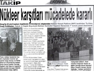 NÜKLEER KARŞITLARI MÜCADELEDE KARARLI