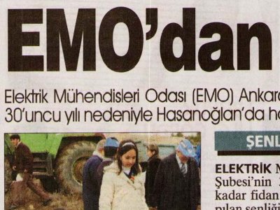 EMO’DAN 10 BİN FİDAN (SABAH ANKARA, 03.04.2007)