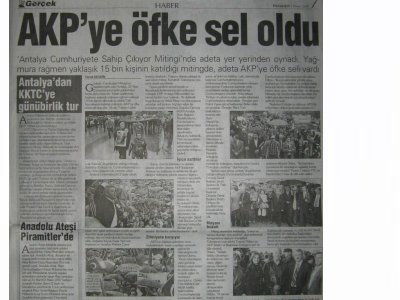 "ANTALYA CUMHURİYETİNE SAHİP ÇIKIYOR"