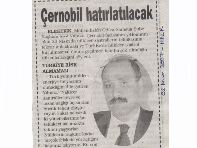 ÇERNOBİL HATIRLATILACAK