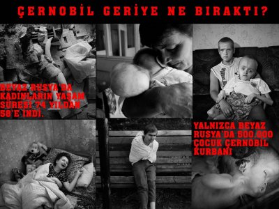 ÇERNOBİL FACİASI’NIN 21. YILDÖNÜMÜ’NDE İNSAN ZİNCİRİ OLUŞTURULACAK