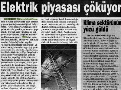 ELEKTRİK PİYASASI ÇÖKÜYOR