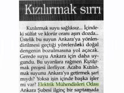 KIZILIRMAK SIRRI (YENİ MESAJ, 09.08.2007)