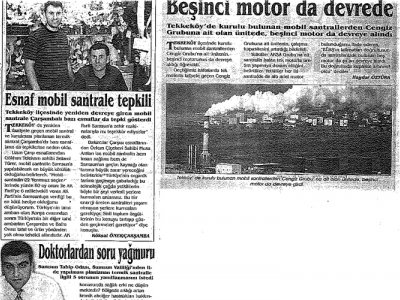 BEŞİNCİ MOTOR DA DEVREDE