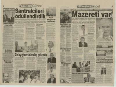SANTRALCİLERİ ÖDÜLLENDİRDİK