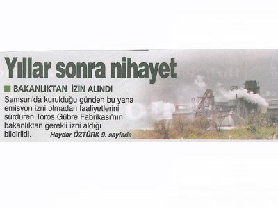 YILLAR SONRA NİHAYET