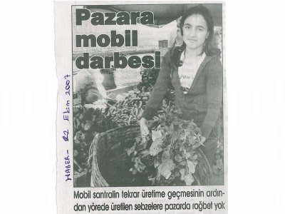 PAZARA MOBİL DARBESİ