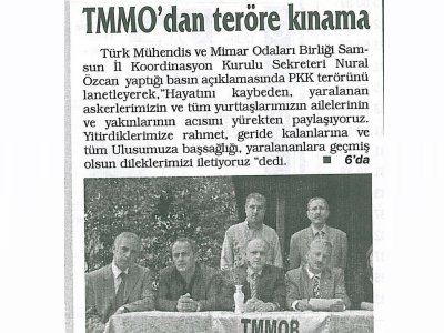 TMMO'DAN TERÖRE KINAMA