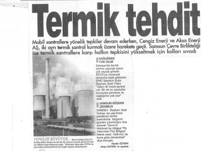 TERMİK TEHDİT