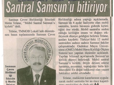 SANTRAL SAMSUN'U BİTİRİYOR