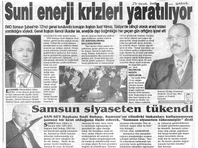 SUNİ ENERJİ KRİZLERİ YARATILIYOR