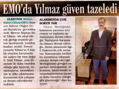 EMO'DA YILMAZ GÜVEN TAZELEDİ
