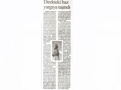 DİREKTEKİ BAZ YARGIYA TAŞINDI-CUMHURİYET 04.01.2008