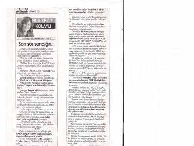 11.DÖNEM GENELKURUL VE SEÇİM HABERLERİ