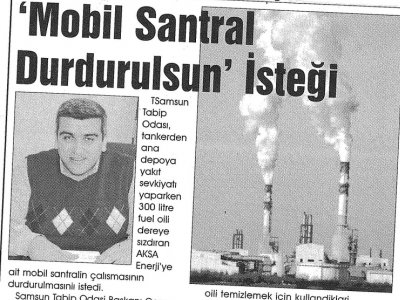 " MOBİL SANTRAL DURDURULSUN " İSTEĞİ