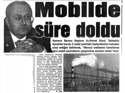 MOBİLDE SÜRE DOLDU