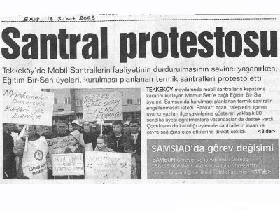 SANTRAL PROTESTOSU