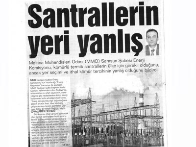 SANTRALLARIN YERİ YANLIŞ