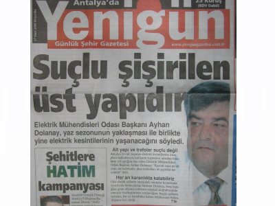 SUÇLU ŞİŞİRİLEN ÜST YAPIDIR