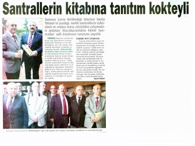 SANTRALLERİN KİTABINA TANITIM KOKTEYLİ