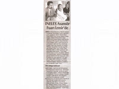 INELEX ASANSÖR FUARI İZMİR'DE-21.05.2008 HABER EKSPRES
