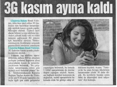 3 G KASIM AYINA KALDI (GAZETE 34, 26.06.2008)