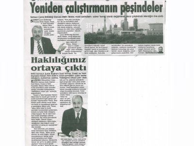 HAKLILIĞIMIZ ORTAYA ÇIKTI