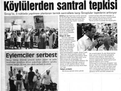 KÖYLÜLERDEN SANTRAL TEPKİSİ