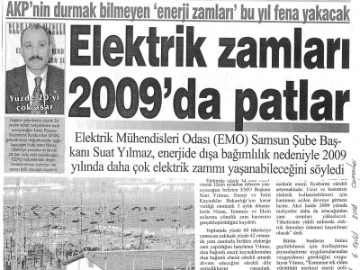 ELEKTRİK ZAMLARI DAHA DA ARTACAK
