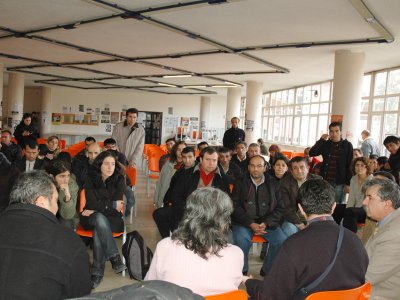 ÖKP ANKARA BİLEŞENLERİNDEN ANKARA ÜNİVERSİTESİ YEMEKHANESİNDE BOYKOT SÜRDÜREN İŞÇİLERE DESTEK ZİYARETİ