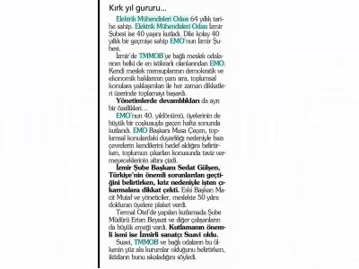 40 YIL GURURU-23.12.2008 YENİGÜN
