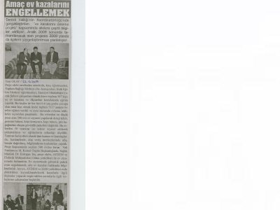 AMAÇ EV KAZALARINI ENGELLEMEK