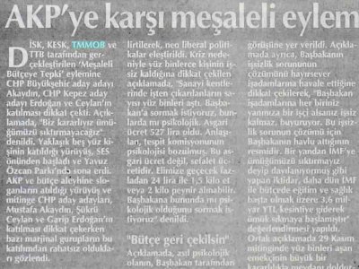 AKP'YE KARŞI MEŞALELİ EYLEM (KÖRFEZ-29.12.2008)