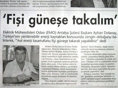 FİŞİ GÜNEŞE TAKALIM (HÜRSES-07.01.2009)