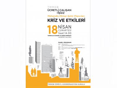 ÜCRETLİ ÇALIŞAN VE İŞSİZ MÜHENDİS-MİMAR-ŞEHİR PLANCILARI KRİZ VE ETKİLERİ PANELİ